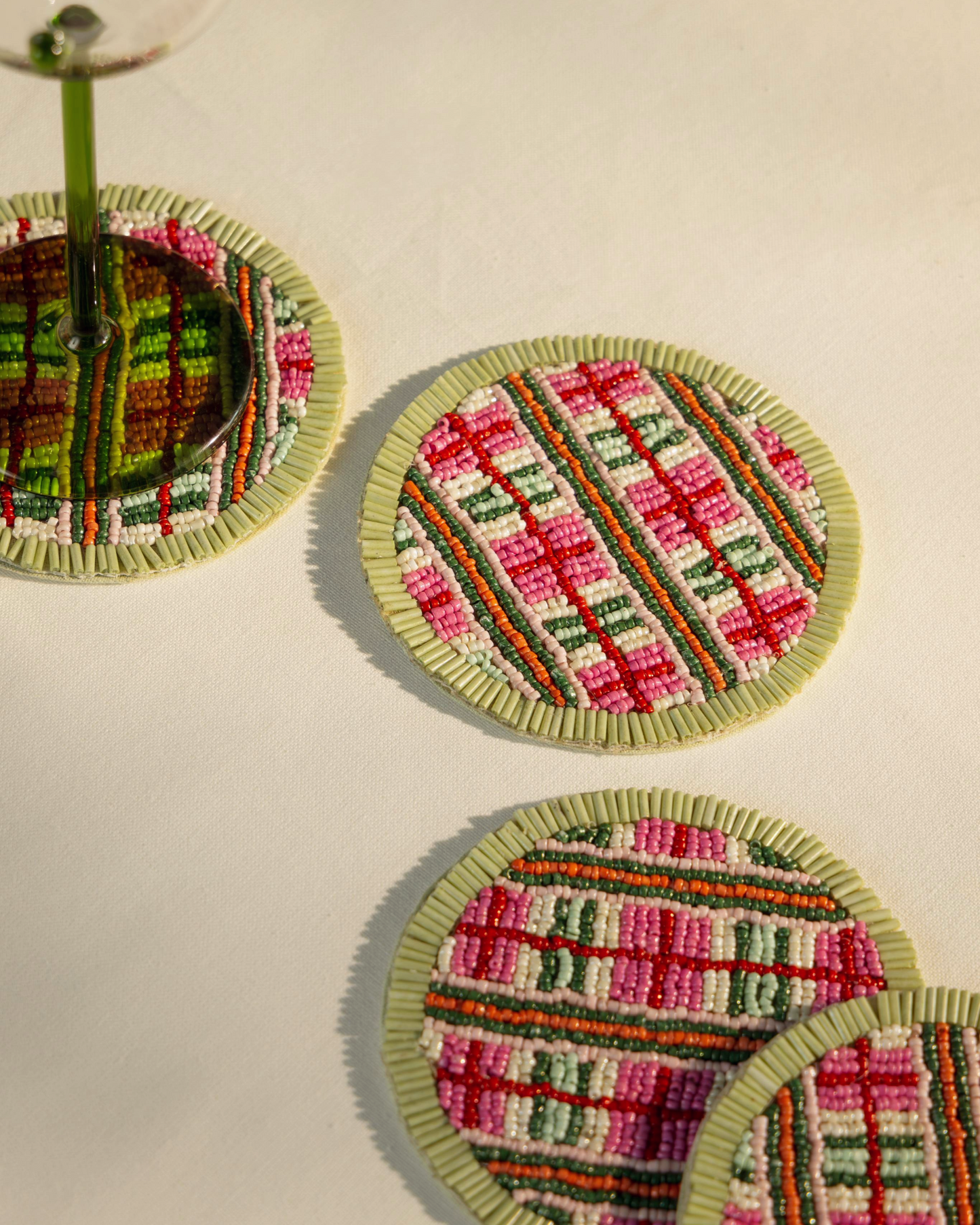 Spritzes & Checks Coaster