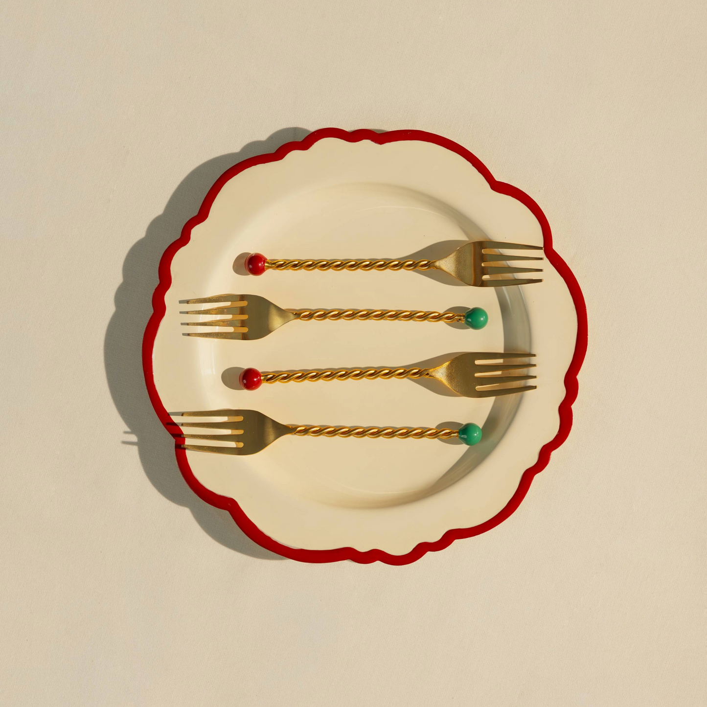 Bijoux Twist Cake Forks