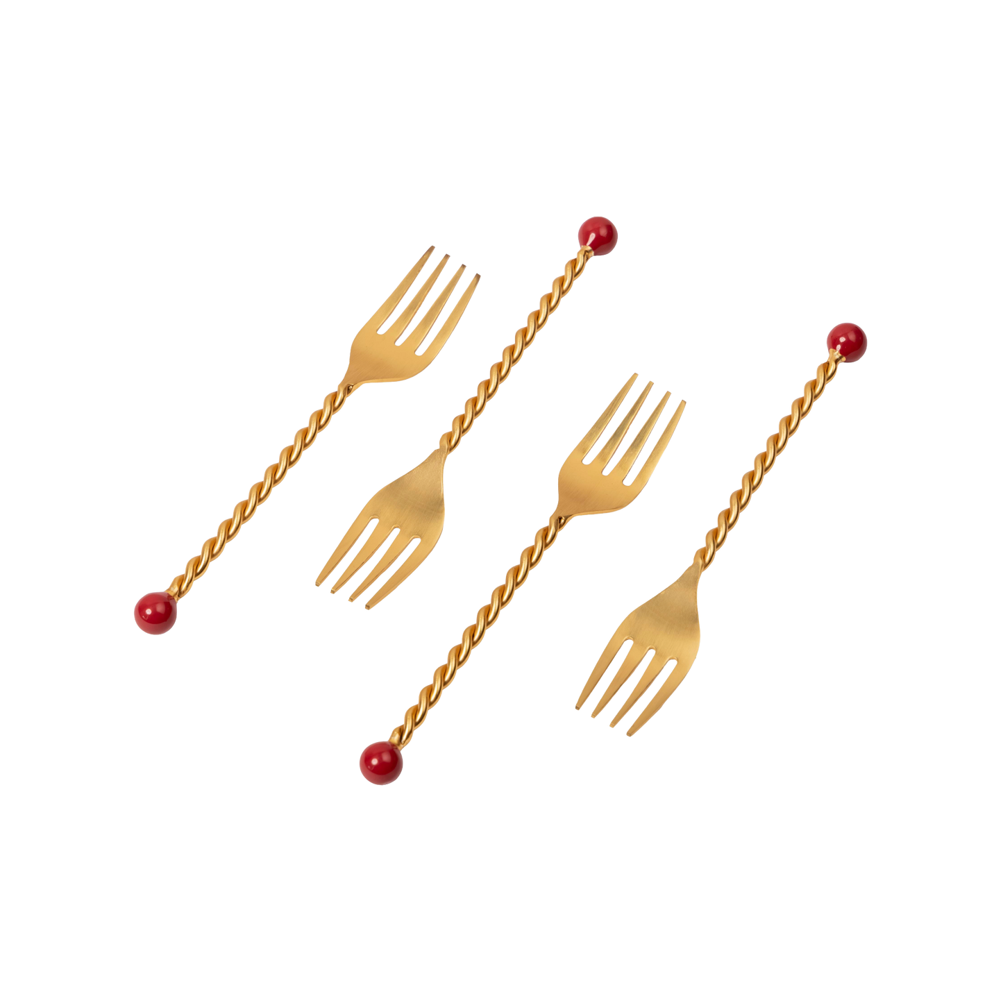 Bijoux Twist Cake Forks