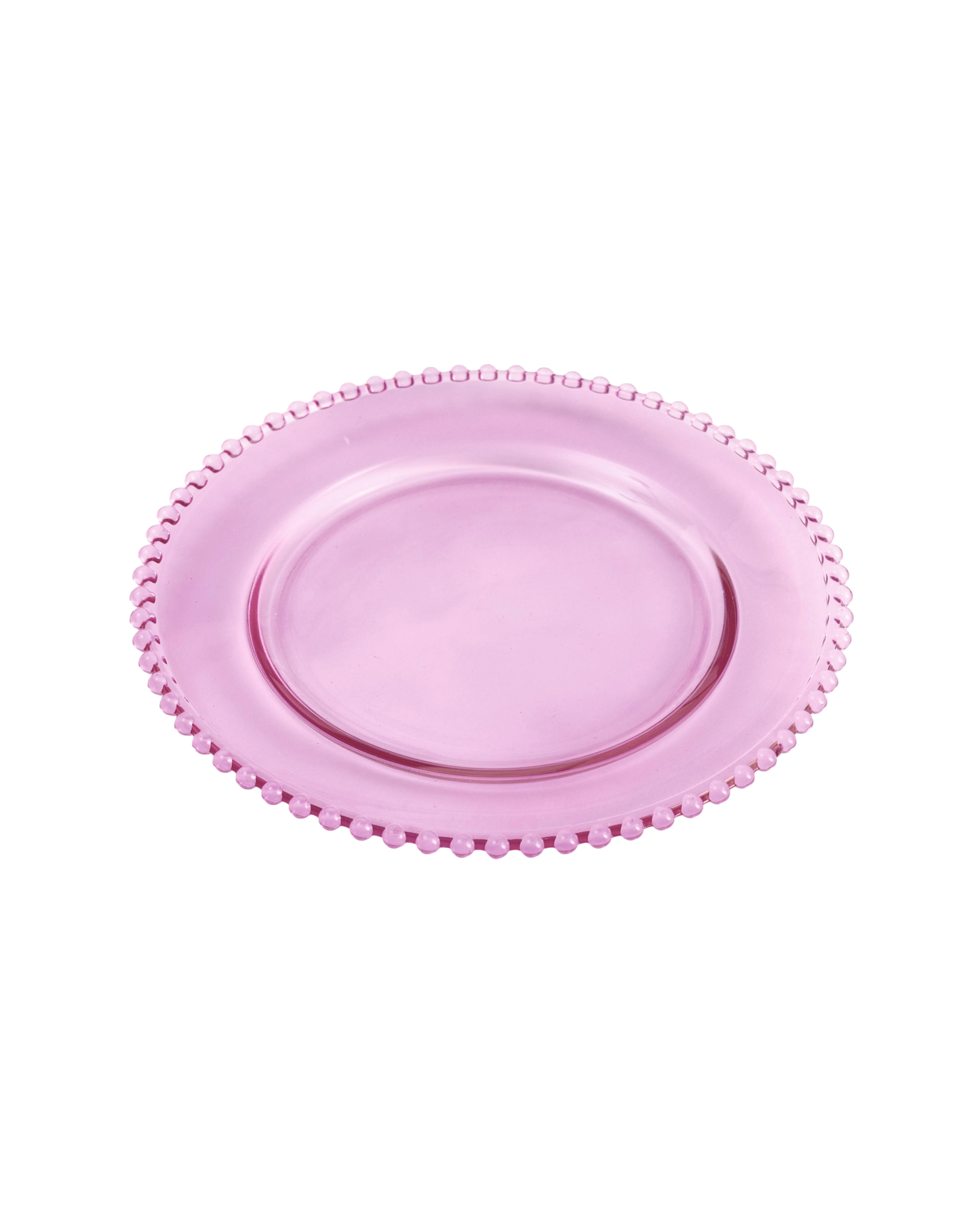 Pink Perle Dinner Plate