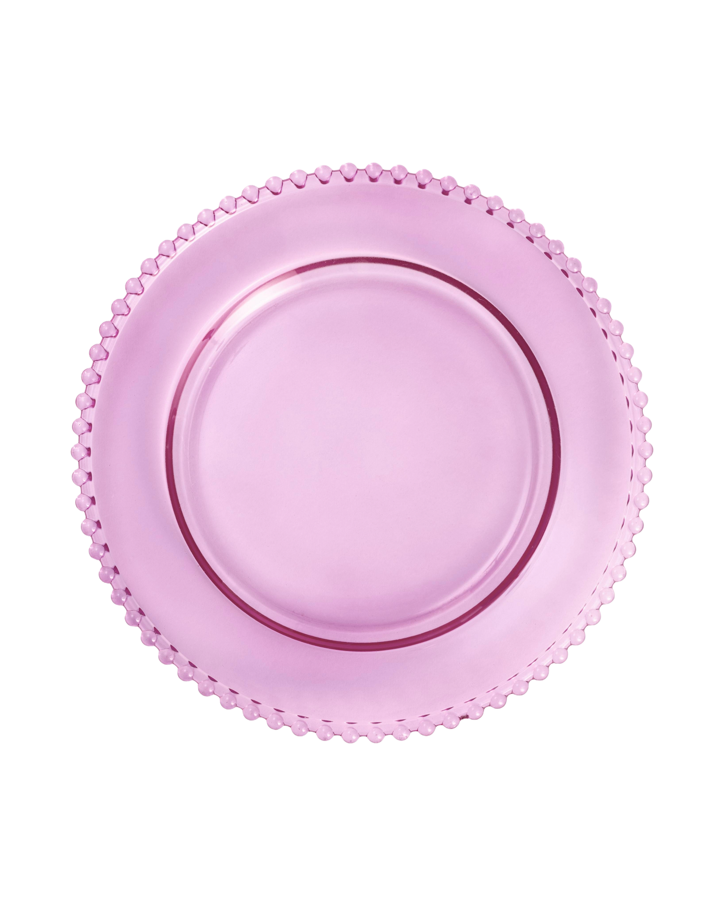 Pink Perle Dinner Plate